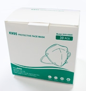 Cubrebocas Varios I KN95, Blanco, 30 Piezas 