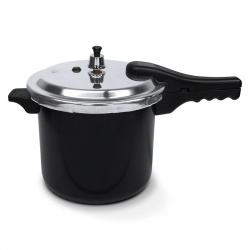 Vasconia Olla de Presión Masterchef, 6 Litros, Negro 