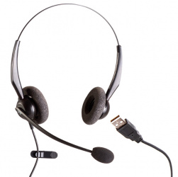 VBeT Audífonos VT2000-NC-USB-D, Alámbrico, USB A, Negro 