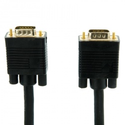 Vcom Cable VGA (D-Sub) Macho - VGA (D-Sub) Macho, 1.8 Metros, Negro 