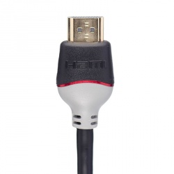 Vcom Cable HDMI Macho - Mini-HDMI Macho, 3 Metros, Negro/Gris 