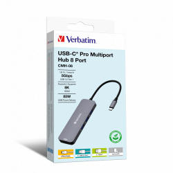 Verbatim Hub USB-C - HDMI, USB-A 3.1, USB-C, 5 Gbit/s  