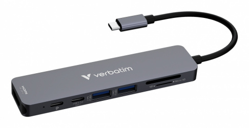 Verbatim Hub USB-C - HDMI, USB-A 3.1, USB-C, 5 Gbit/s 
