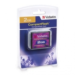 Memoria Flash Verbatim, 2GB Compact Flash (CF) 