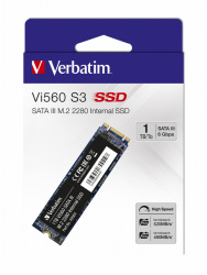 SSD Verbatim Vi560, 1TB, M.2, 490 MB/s Escritura, 520MB/s Lectura, SATA III 