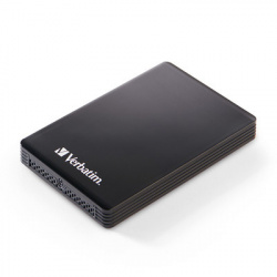 SSD Externo Verbatim VX460, 256GB, USB, Negro 