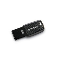Memoria USB Verbatim Ergo, 32GB, USB A, Negro 