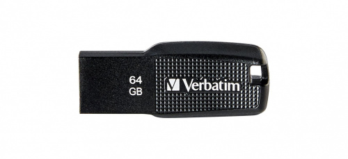 Memoria USB Verbatim Ergo, 64GB, USB A, Negro 