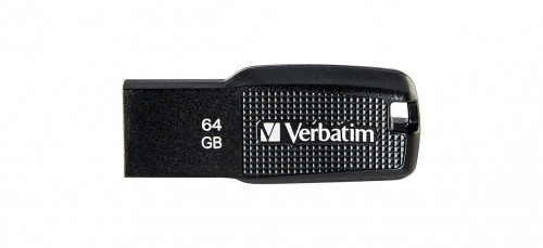 Memoria USB Verbatim Ergo, 64GB, USB-A 3.0, Negro 
