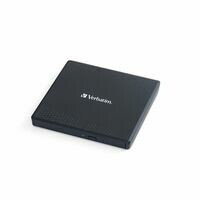 Verbatim 71123 Quemador de DVD, DVD, CD, USB 2.0, Externo, Negro 