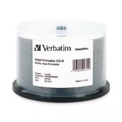 Verbatim Discos Virgenes para CD, CD-R, 52x, 50 Discos (94755) 