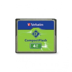 Memoria Flash Verbatim, 4GB Compact Flash (CF) 