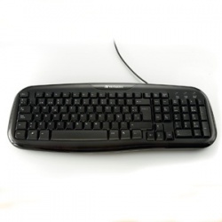Teclado Verbatim Con Inclinación 2 Posiciones, USB, Negro (Español) 