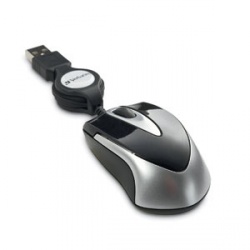 Mouse Verbatim Travel Óptico 97256, USB, Negro 