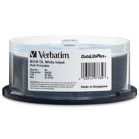 Verbatim Discos Virgenes Blu-Ray, BD-R, 6x, 50GB, 25 Piezas 