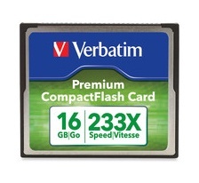 Memoria Flash Verbatim Premium, 16GB CompactFlash 