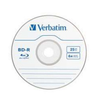Verbatim Disco Blu-Ray, BD-R, 6x, 25GB, 1 Disco 