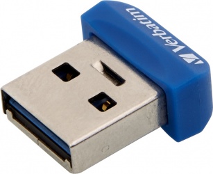 Memoria USB Verbatim Store 'n' Stay NANO, 64GB, USB 3.2, Azul 