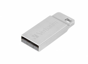 Memoria USB Verbatim Metal Executive, 32GB, USB 2.0 A, Plata 