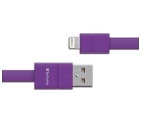 Vorago Cable 99214 USB Macho - Lightning Macho, 18cm, Púrpura 