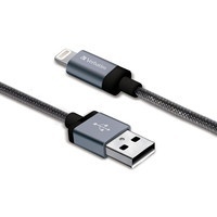 Verbatim Cable USB A Macho - Lightning Macho, 1.2 Metros, Plata 