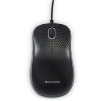 Mouse Verbatim Óptico 99790, Alámbrico, USB, Negro 