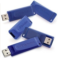 Memoria USB Verbatim, 16GB, USB 2.0, Azul, 5 Piezas 