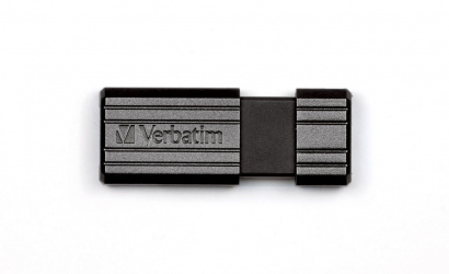 Memoria USB Verbatim PinStripe, 4GB, USB 2.0, Negro 