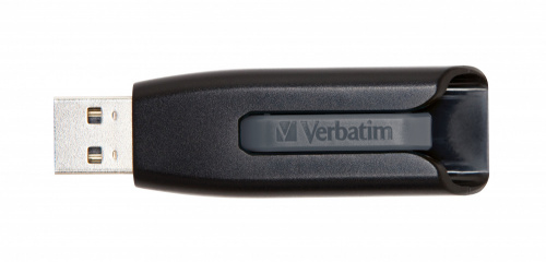 Memoria USB Verbatim V3, 32GB, USB 3.0, Negro/Gris 
