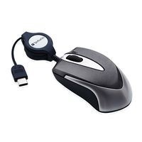 Mouse Verbatim Óptico 99235, Alámbrico, USB, Negro/Plata 