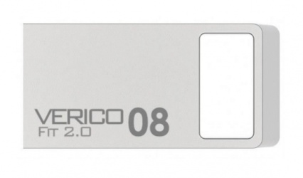 Memoria USB Verico Fit VR23, 16GB, USB-A 2.0, Plata 