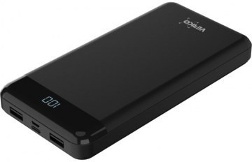 Cargador Portátil Verico Power Matrix Power Bank, 20000mAh, Negro 