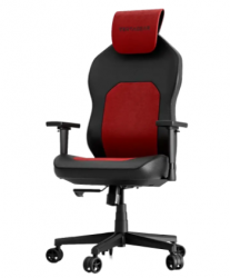 Vertagear Silla Gamer SL1800, hasta 100kg, Negro/Rojo 