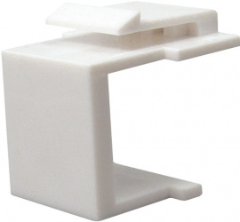 Vertical Cable Inserto para Tapa Ciega Keystone 037-327WH, Blanco, 100 Piezas 