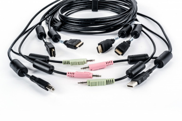 Vertiv Cable KVM Avocent CBL0130, 2x HDMI/USB/2x 3.5mm Macho - 2x HDMI/USB/2x 3.5mm Macho, 1.8 Metros, Negro 