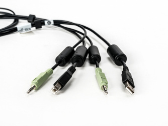 Vertiv Cable KVM Avocent CBL0130, USB/3.5mm Macho - USB/3.5mm Macho, 1.8 Metros, Negro 