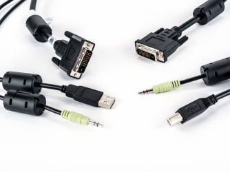 Vertiv Cable USB/3.5mm/DVI-D Macho - USB/3.5mm/DVI-D Macho, 1.8 Metros, Negro 