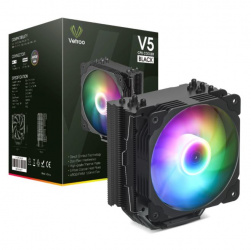 Disipador CPU Vetroo V5, 120mm, 800 - 1700RPM, Negro ― Abierto 
