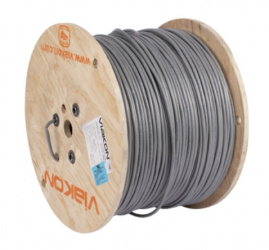 Viakon Bobina de Cable de Audio, 500 Metros, Gris 