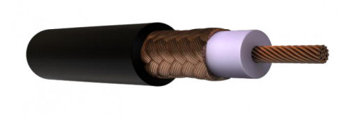 Viakon Cable Coaxial RG8, 50 Ohms, 5 Metros, Negro 