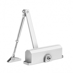 Vians Brazo Cerrador de Puertas VI-S112, hasta 60Kg, Plata 