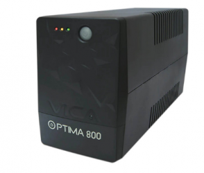 No Break Vica OPTIMA 800, 480W, 800VA, Entrada 81V - 120V, Salida 80V - 120V, 6 Salidas 