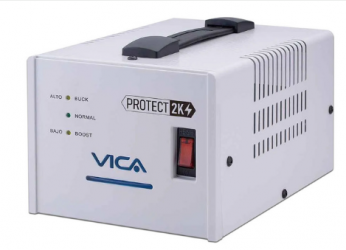 Regulador Vica PROTECT 2K, 1.2kW, 2kVA, Entrada 120V, Salida 120V, 4 Salidas 