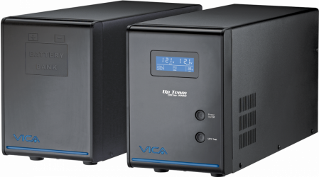 No Break Vica Upteam 3000 Doble Conversión en Línea, 1.800W, 3.000VA, Entrada 127V, Salida 108V - 132V, 4 Salidas  