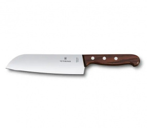 Victorinox Cuchillo Santoku Wood, 17cm, Café 