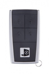 Videofied Control Remoto de 4 Botones, RF Inalámbrico, Gris 