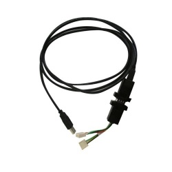 Villbau Cable 1x USB Macho - 2x VGA Macho, Negro 