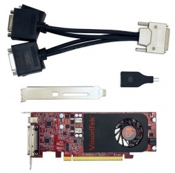 Tarjeta de Video VisionTek AMD Radeon HD 7750, 1GB DDR3, PCI Express x16 - incluye 1x Adaptador DisplayPort - DisplayPort, 1x Cable 4x VHDCI - DVI-D 