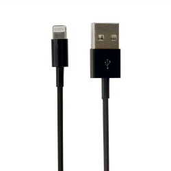 VisionTek Cable Lightning Macho - USB A Macho, 1 Metro, Negro 