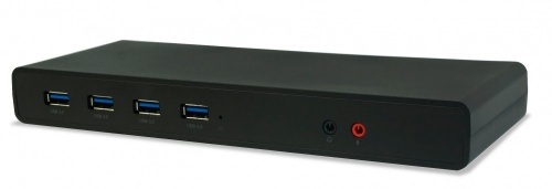 VisionTek Docking Station VT4000 USB-C, 6x USB 3.2, 1x USB-C, 2x HDMI, 2x DisplayPort, 1x RJ-45, Negro 